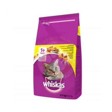 Whiskas 3,8 Kg Tavuklu ve Sebzeli Kedi Maması 