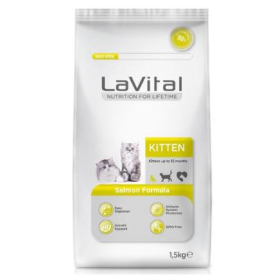 La Vital Cat Kitten 1.5 Kg Somon Balikli Yavru Kedi Maması