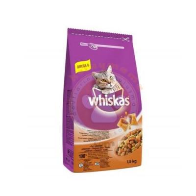 Whiskas 1,5 Kg Tavuklu ve Ciğerli Kedi Maması 