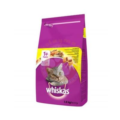 Whiskas 3,8 Kg Tavuklu ve Sebzeli Kedi Maması 
